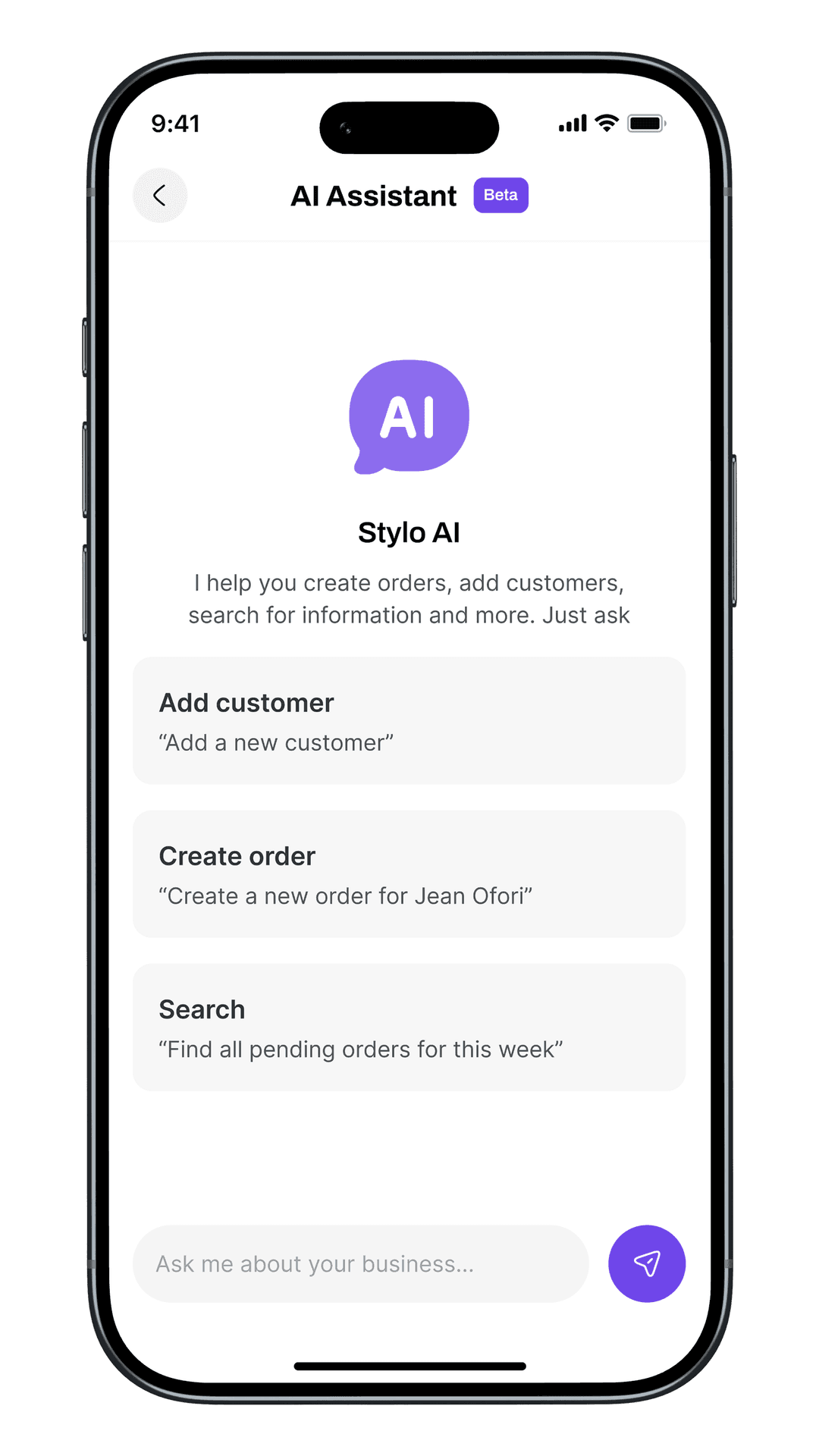 Chat with Stylo AI