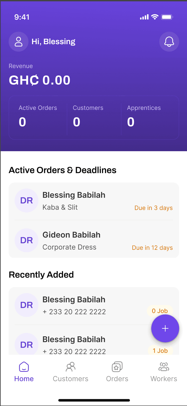 Stylo Tailor Dashboard